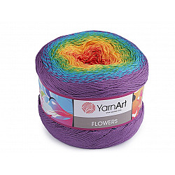 Knitting Yarn Flowers 250 g, red