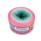 Knitting Yarn Flowers 250 g, turquoise