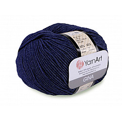 Knitting Yarn Gina / Jeans 50 g - berlin blue