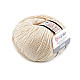 Knitting Yarn Gina / Jeans 50 g - lightbeige