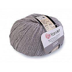 Knitting Yarn Gina / Jeans 50 g - dove grey