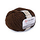 Knitting Yarn Gina / Jeans 50 g - brown - dark