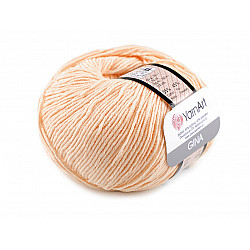 Knitting Yarn Gina / Jeans 50 g - salmon