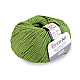 Knitting Yarn Gina / Jeans 50 g - green khaki