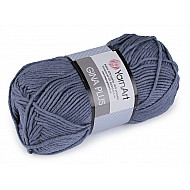 Knitting Yarn Gina / Jeans Plus 100 g - grey