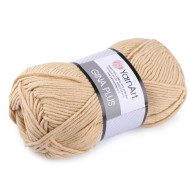 Knitting Yarn Gina / Jeans Plus 100 g - brown light