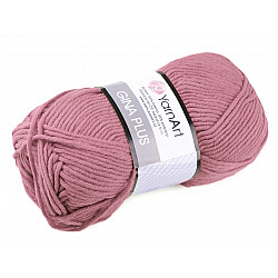 Knitting Yarn Gina / Jeans Plus 100 g - vintage pink