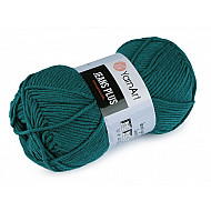 Knitting Yarn Gina / Jeans Plus 100 g - emerald green