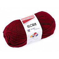 Knitting Yarn Gloria 50 g - bordeaux