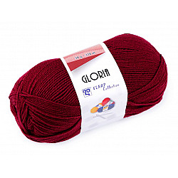 Knitting Yarn Gloria 50 g - bordeaux