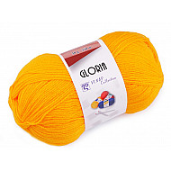 Knitting Yarn Gloria 50 g - mustard