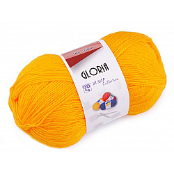 Knitting Yarn Gloria 50 g - mustard