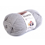 Knitting Yarn Gloria 50 g - very light grey