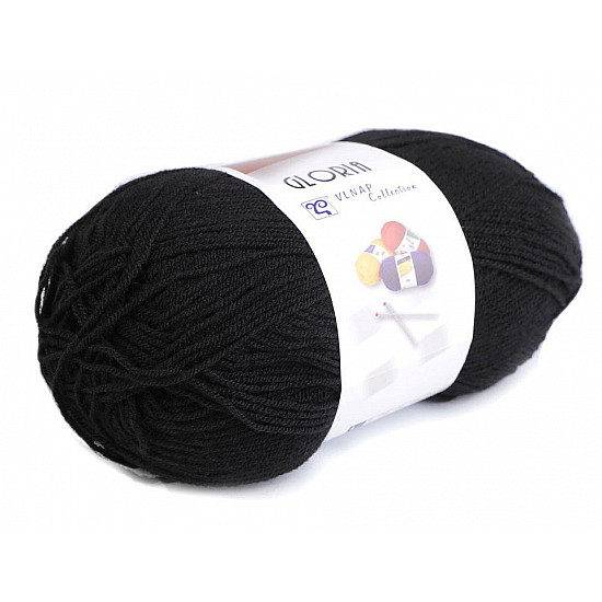 Knitting Yarn Gloria 50 g - black