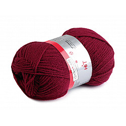 Knitting Yarn 50 g Hit - light wine red