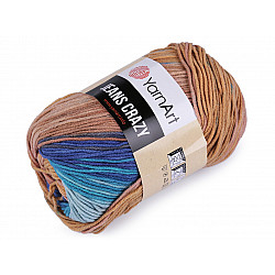 Knitting yarn Jeans Crazy 50 g, lightbeige