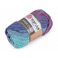 Knitting yarn Jeans Crazy 50 g, mint