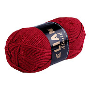 Knitting Yarn 50 g Elian Klasik - light wine red