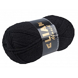 Knitting Yarn 50 g Elian Klasik - black