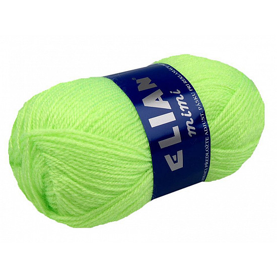 Knitting Yarn 50 g Elian Mimi - lime - neon