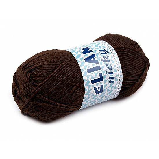 Knitting Yarn 50 g Elian Nicky - brown