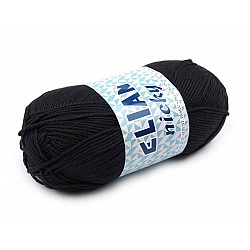 Knitting Yarn 50 g Elian Nicky - black