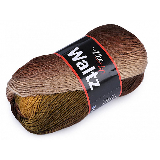 Knitting Yarn Waltz 100 g, brown