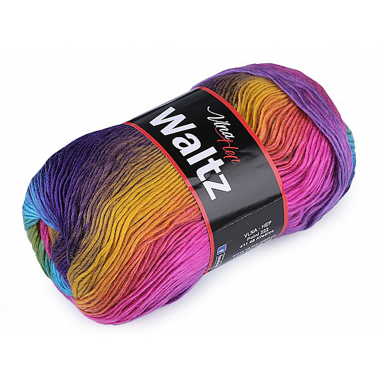 Knitting Yarn Waltz 100 g, multicolor