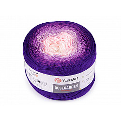 Cotton Knitting Yarn Rosegarden 250 g, blueberry