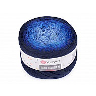 Cotton Knitting Yarn Rosegarden 250 g, blue dark