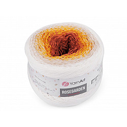 Cotton Knitting Yarn Rosegarden 250 g, cream lightest