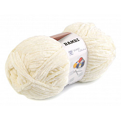 Knitting Chenille Yarn Bambi 100 g, sea shell