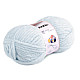 Knitting Chenille Yarn Bambi 100 g, blue ice