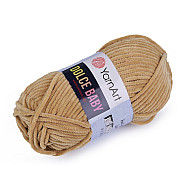 Knitting Chenille Yarn Dolce Baby 50 g, beige