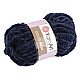 Chenille Knitting Yarn Dolce Maxi 200 g, blue dark