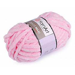 Chenille Knitting Yarn Dolce Maxi 200 g, baby pink