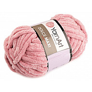 Chenille Knitting Yarn Dolce Maxi 200 g, vintage pink