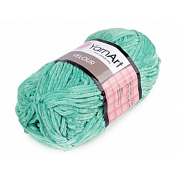 Knitting Yarn Velour 100 g, turquoise