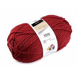 Knitting Yarn 100 g Yetti - light wine red