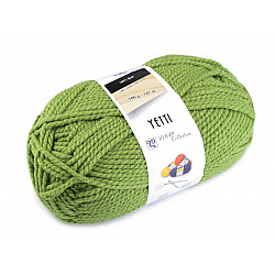 Knitting Yarn 100 g Yetti - green veldt