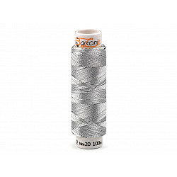 Metallic Thread Elisabeth 1; 100 m, silver