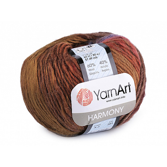 Knitting Yarn Harmony 50 g, brown