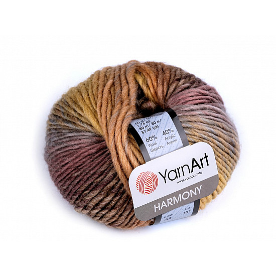 Knitting Yarn Harmony 50 g, brown light