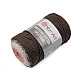 Twisted Knitting Yarn Macrame Cotton Spectrum 250 g, darkbrown