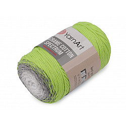 Twisted Knitting Yarn Macrame Cotton Spectrum 250 g, green light