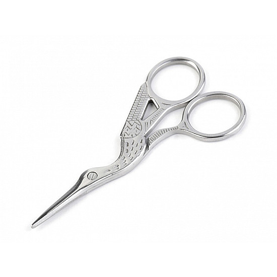 Stork Embroidery Scissors length 9 cm