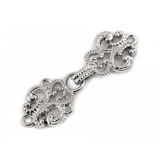 Decorative Filigree Fastening, nickel