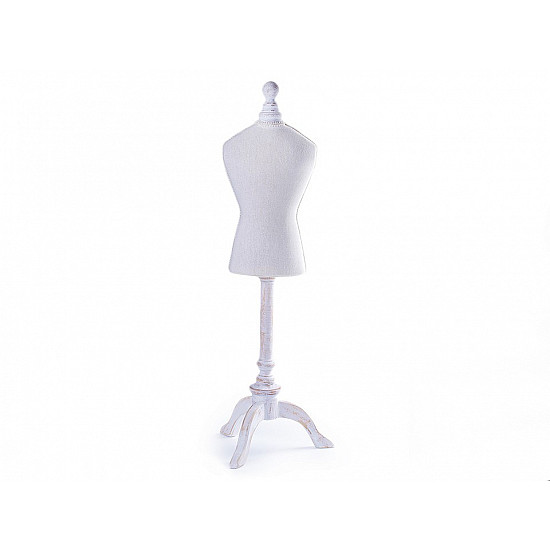 Decorative Tailors Mannequin / Dressmaker Dummy 67 cm - ecru light