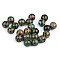 Mineral Beads Tibetan Agate Dzi Ø8 mm (package 10 pc.)