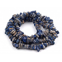 Mineral Chip Beads Sodalite on Nylon String